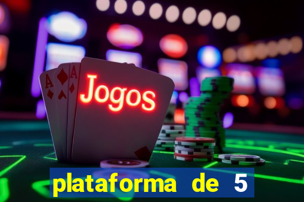 plataforma de 5 reais fortune tiger