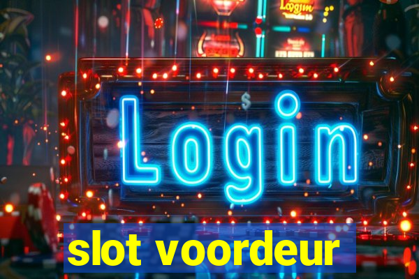 slot voordeur