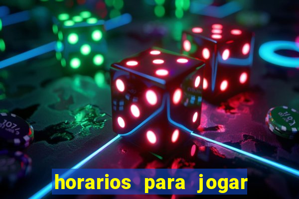 horarios para jogar fortune mouse