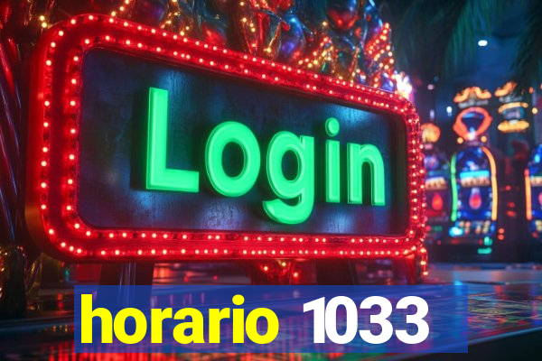 horario 1033