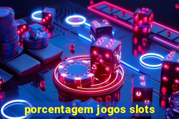 porcentagem jogos slots