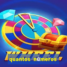 quantos números tem numa cartela de bingo