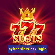 cyber slots 777 login