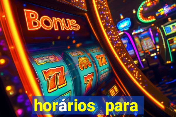 horários para ganhar no fortune tiger