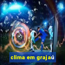 clima em grajaú