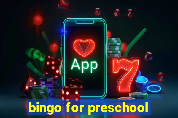 bingo for preschool