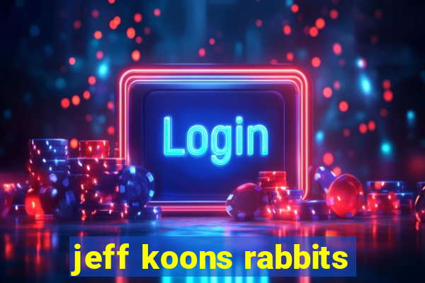 jeff koons rabbits