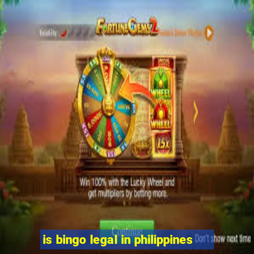 is bingo legal in philippines