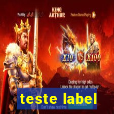 teste label