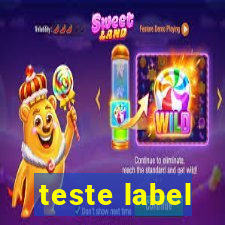 teste label