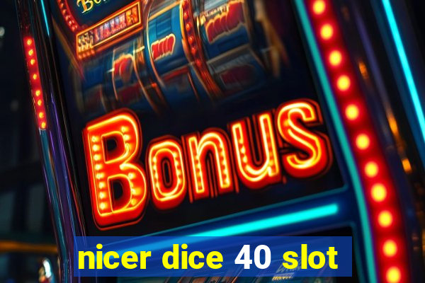 nicer dice 40 slot