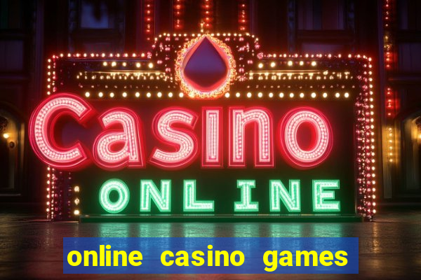 online casino games for real cash