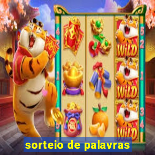 sorteio de palavras