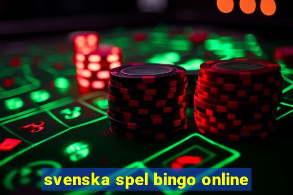 svenska spel bingo online