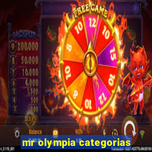 mr olympia categorias