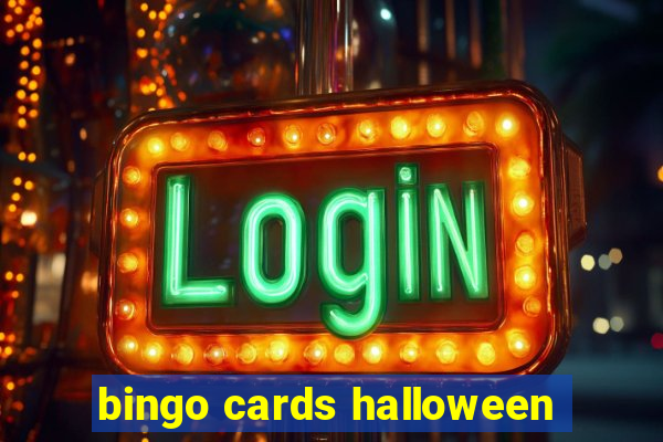 bingo cards halloween