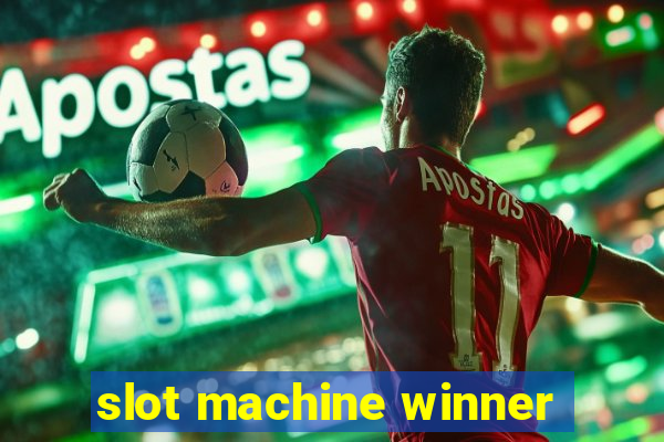 slot machine winner