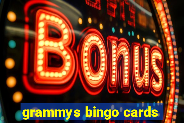 grammys bingo cards