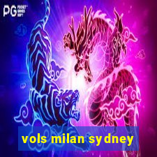 vols milan sydney