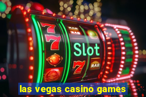 las vegas casino games