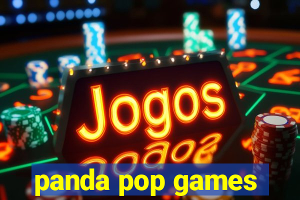 panda pop games