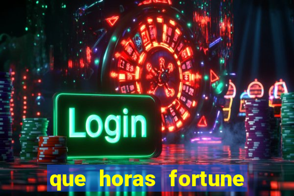 que horas fortune tiger paga