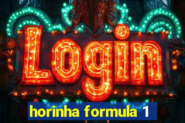 horinha formula 1