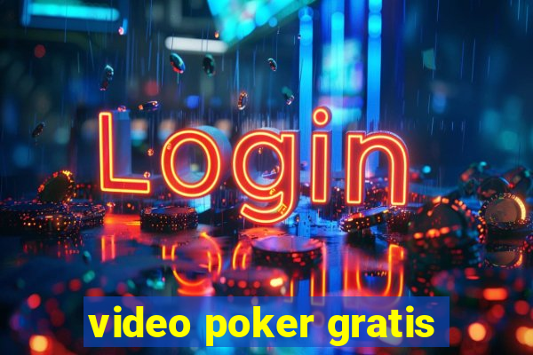 video poker gratis