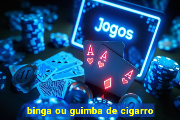 binga ou guimba de cigarro