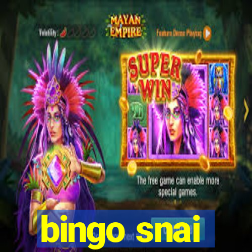 bingo snai