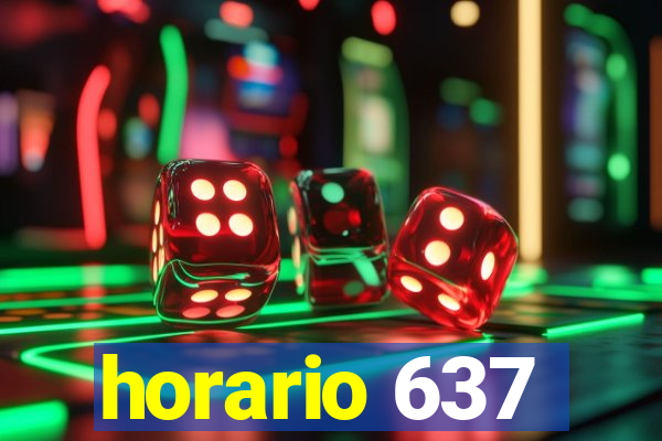 horario 637