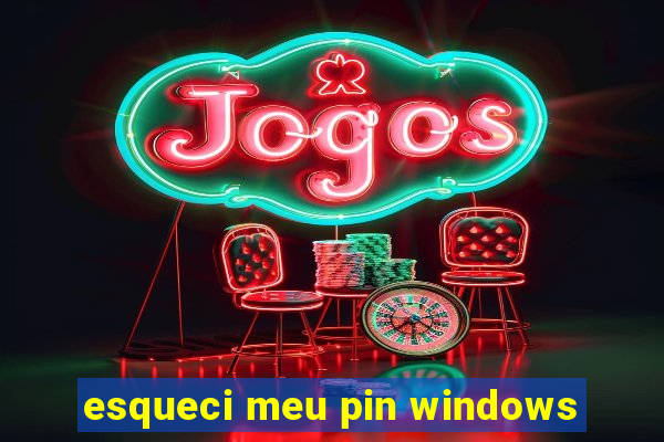 esqueci meu pin windows