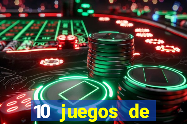 10 juegos de casino nombres