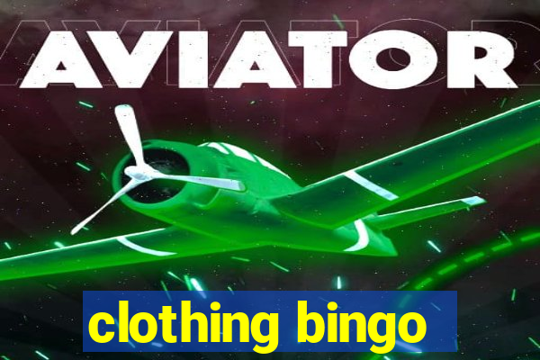 clothing bingo