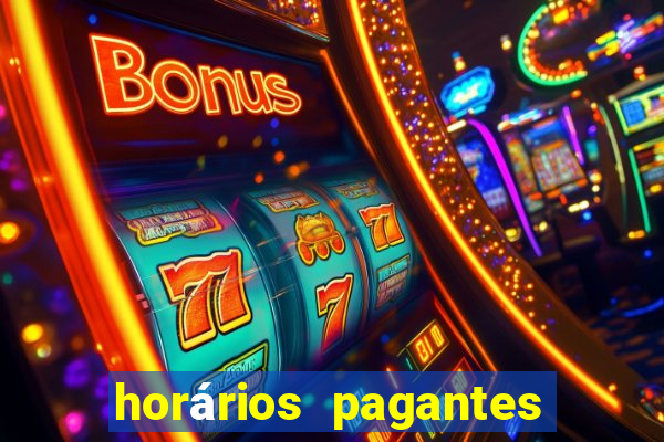 horários pagantes slots pg