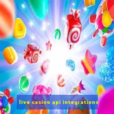 live casino api integrations