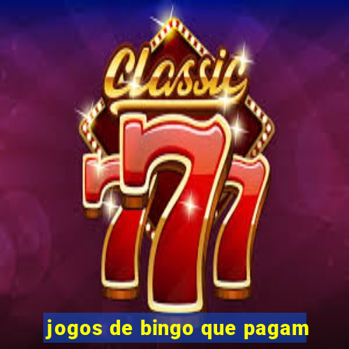 jogos de bingo que pagam